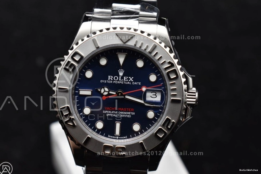 1211 268622 Bracelet A Edition Case CVSF Yacht-Master SS Blue and Dial 1:1 TravelReady Best 316L 37mm 0519
